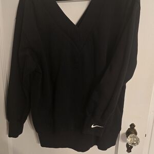 Nike Black V-Neck Pullover